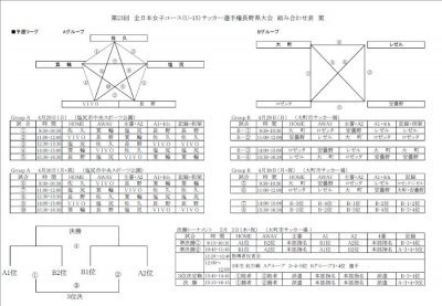 JFA第23回 全日本女子ユース(U-15)サッカー選手権大会長野県予選