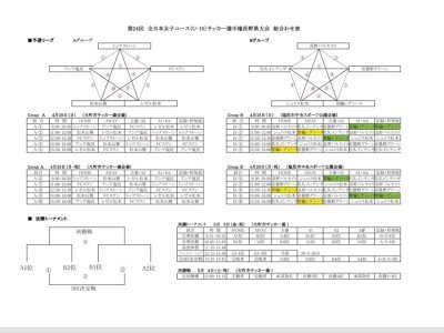 U-15女子サッカー選手権大会長野県予選